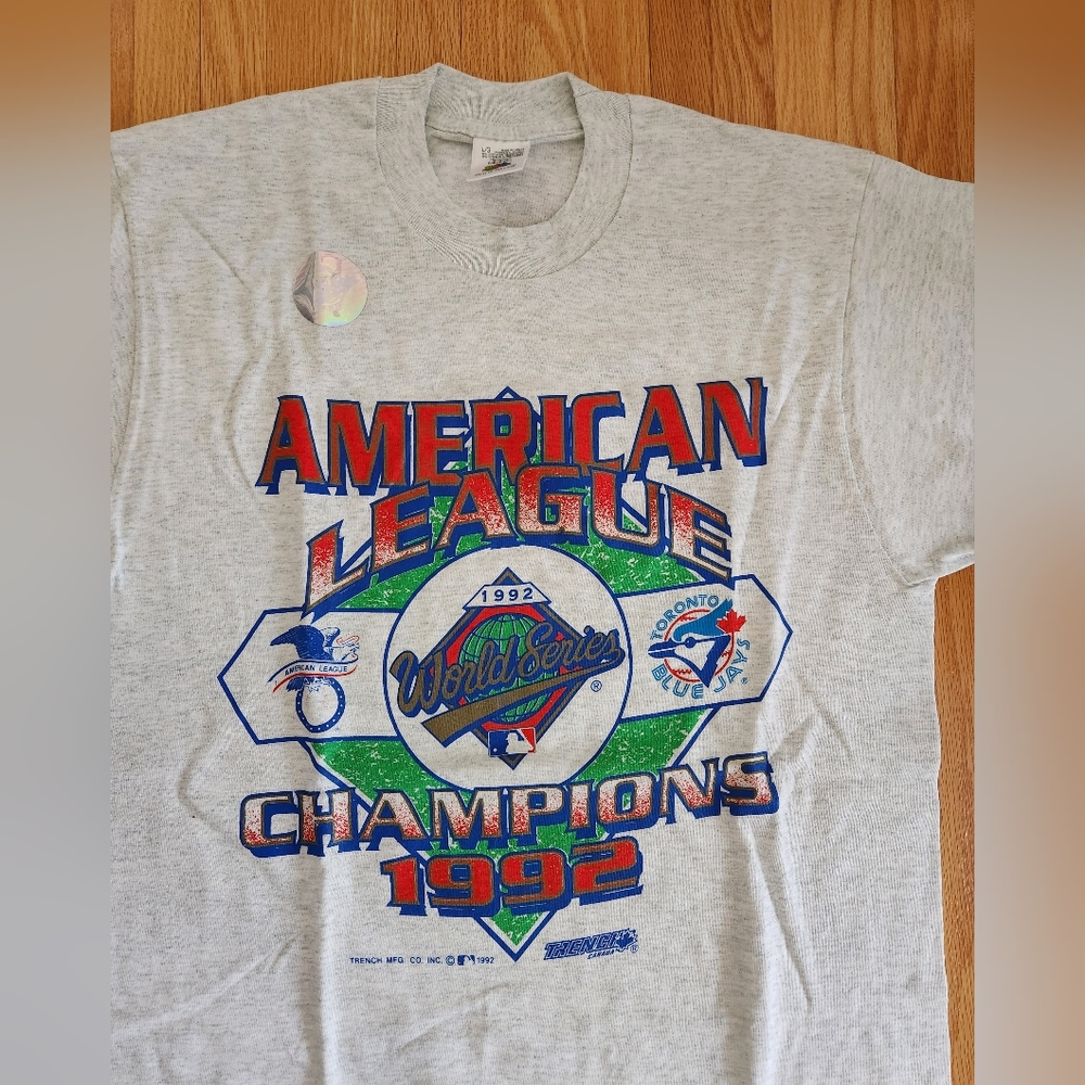 Vintage Blue Jays American League World Series MLB champions 1992 90s T-shirt - Picture 2 of 5